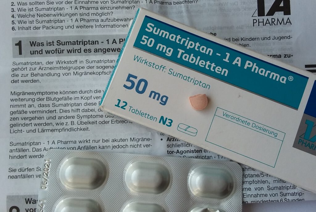 Das Medikament Sumatriptan